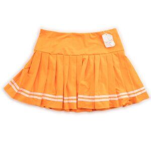 NEW Sangtree Neon orange pleated skort / skirt size 20-22
